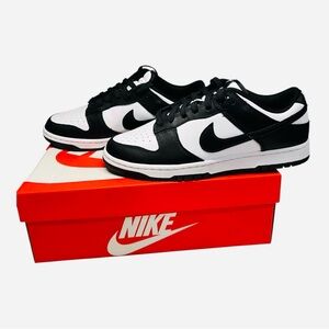 Nike Dunk low Men's Black&White Sneakers very soft with original 📦👟🏃🏻‍♂️🏃🏻‍♀️